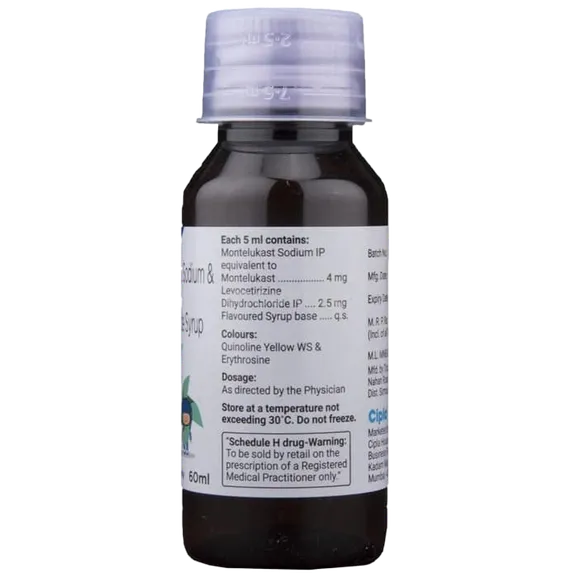 montair lc kid syrup 60 ml